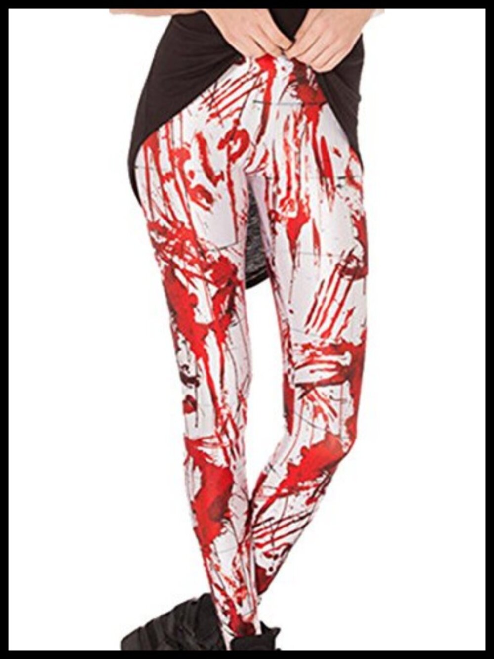Women's Galaxy Print Ankle Leggings Stretch Yoga Running Casual